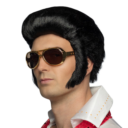 Boland Elvis Pres pruik Rock 'n Roll de luxe