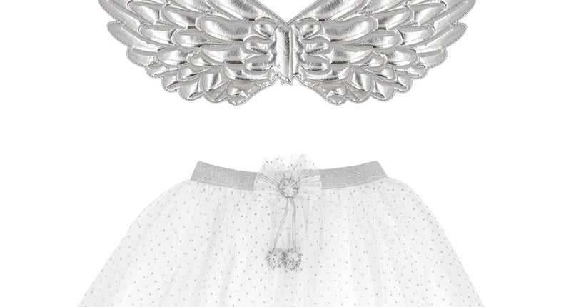 Boland Engel verkleedset kind zilver