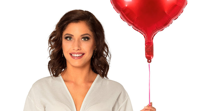 Boland Folieballon Hart rood