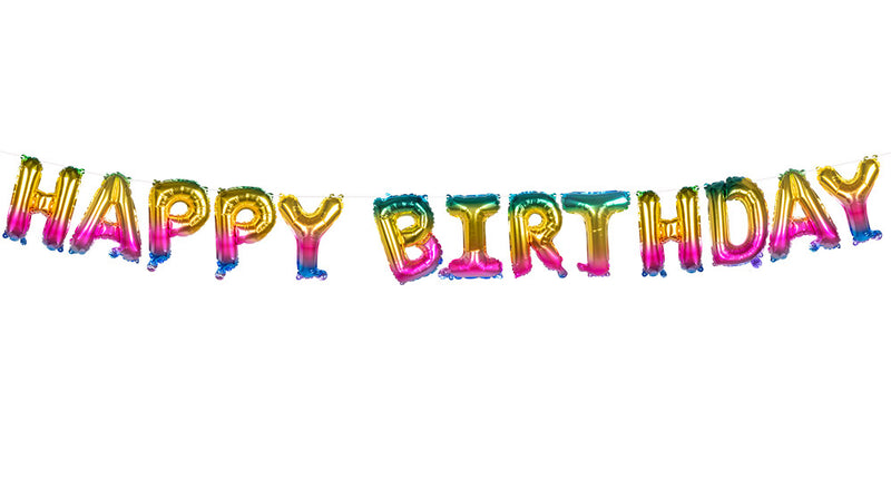 Boland Folieballonslinger 'Happy birthday'