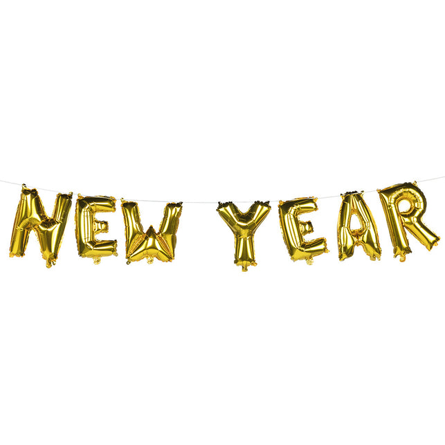 Boland Folieballonslinger 'Happy new year'