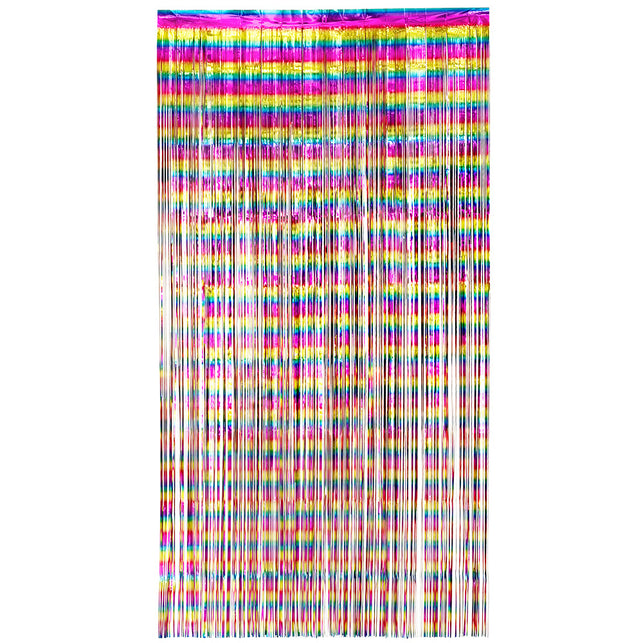 Boland Foliegordijn Metallic multikleur