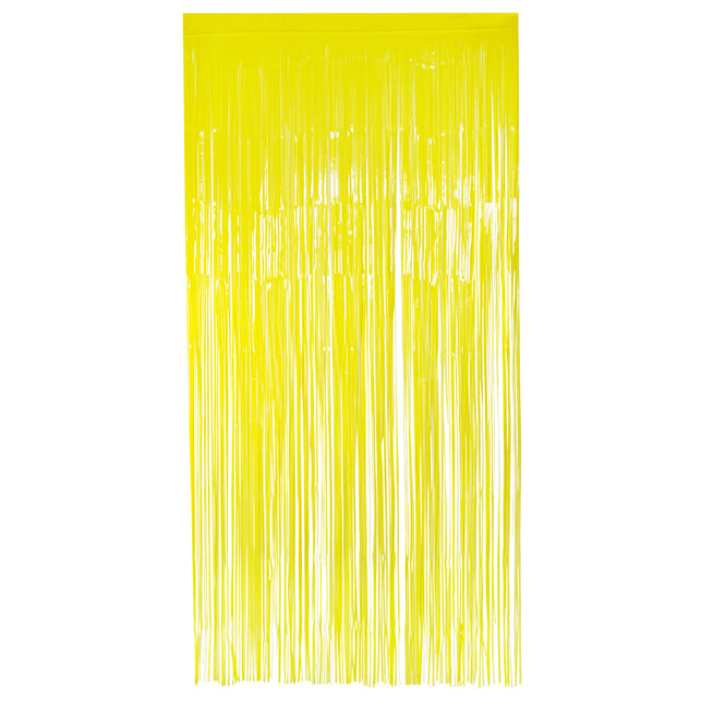 Boland Foliegordijn Neon geel