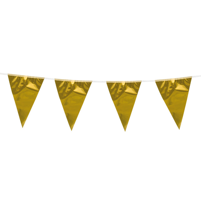 Boland Folieminivlaggenlijn goud