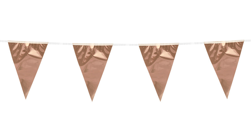 Boland Folievlaggenlijn Metallic rosegoud