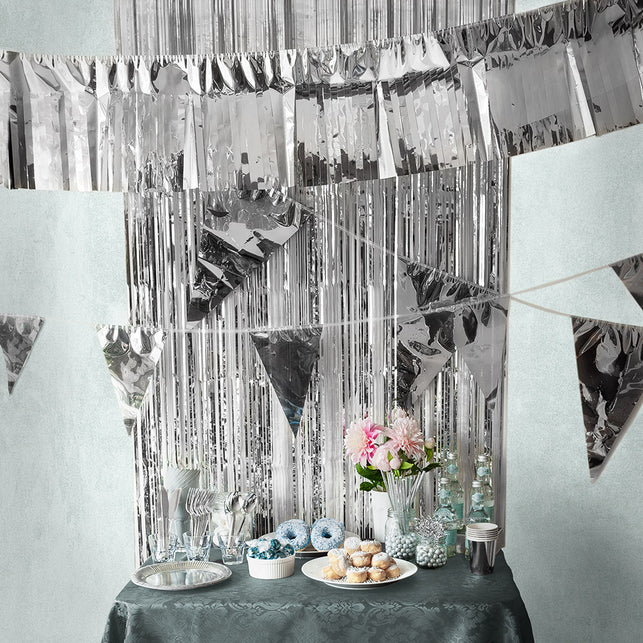Boland Franjeslinger Metallic zilver
