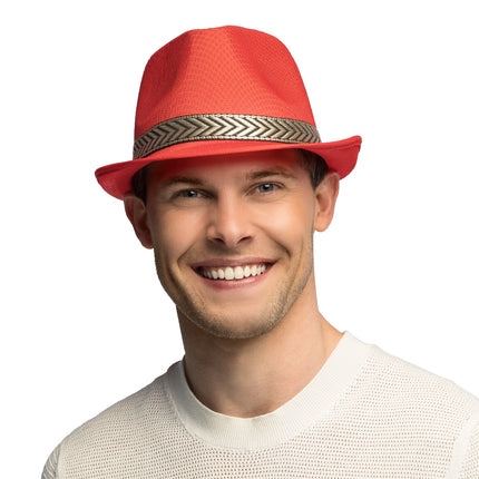 Boland Funky verkleedhoed rood