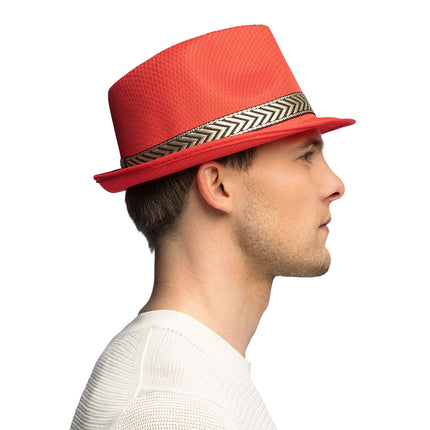 Boland Funky verkleedhoed rood