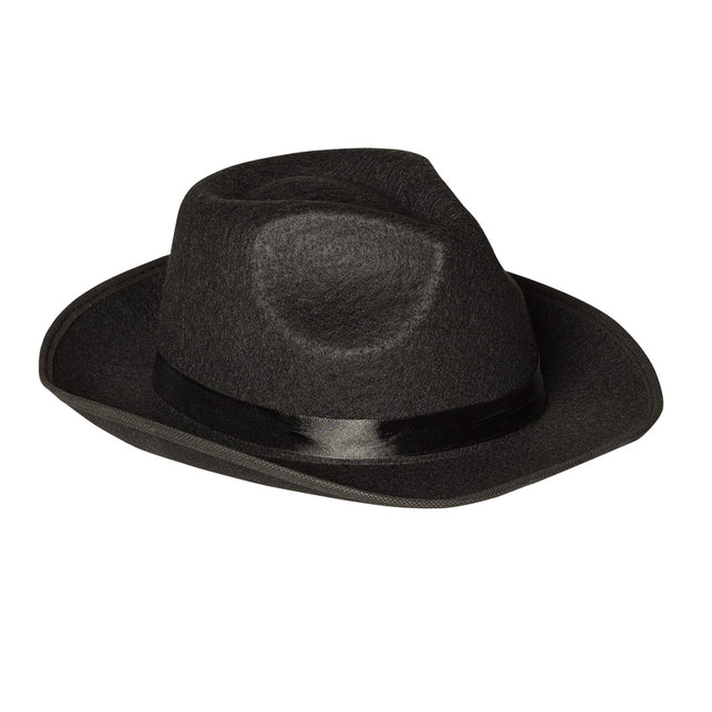 Boland Gangsterhoed Maffia zwart