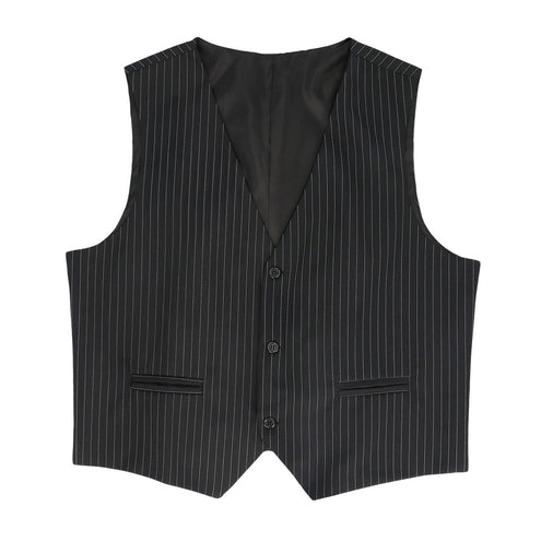Boland Gilet Pinstripe zwart