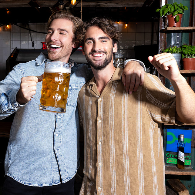 Boland Glazen bierpul XXL 1 liter