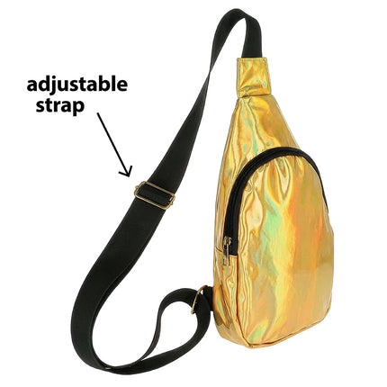 Boland Gouden crossbody tas Holo (holografisch)