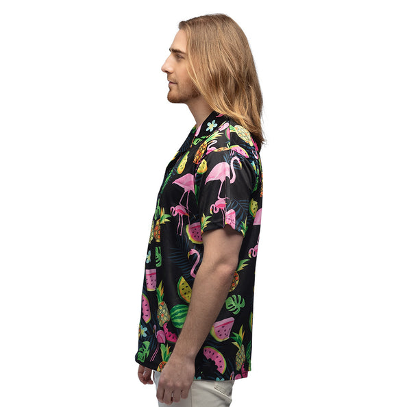 Boland Hawaii shirt heren Swinging flamingo