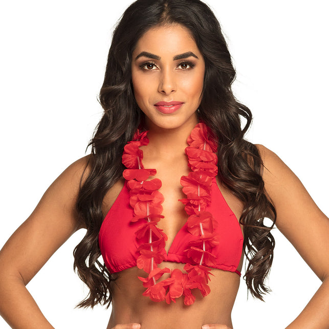 Boland Hawaiikrans Ohana rood