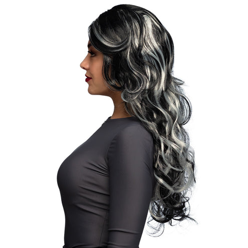 Boland Heksenpruik Swamp zwart grijs