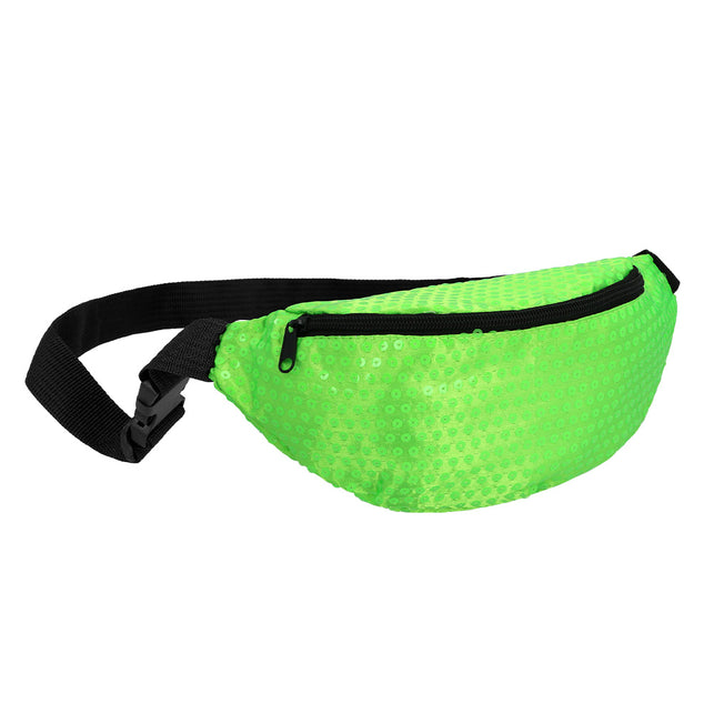 Boland Heuptasje pailletten neongroen