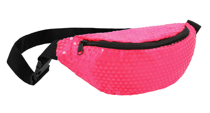 Boland Heuptasje pailletten neonroze