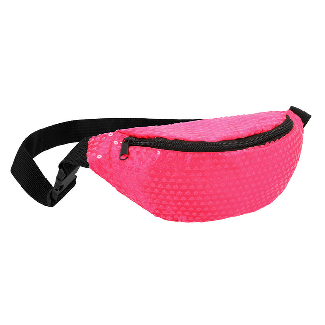 Boland Heuptasje pailletten neonroze
