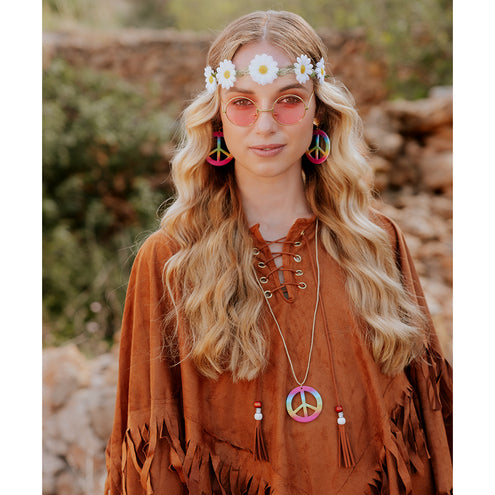 Boland Hippie verkleed set compleet