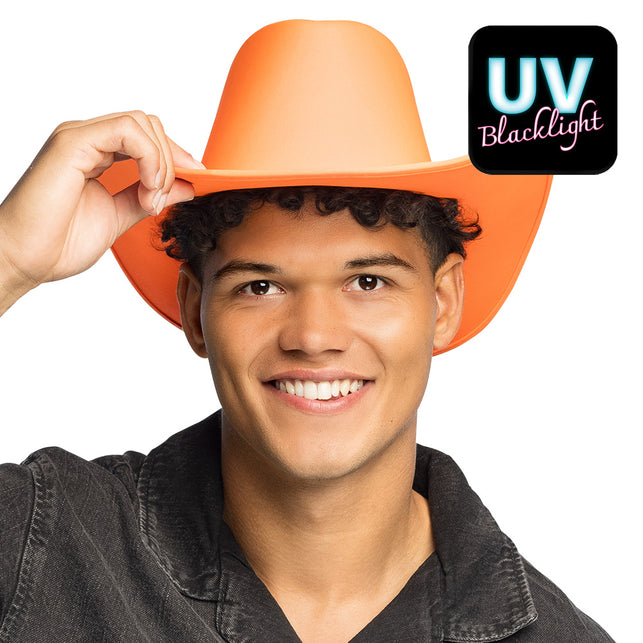 Boland Hoed cowboy Blaze neonoranje