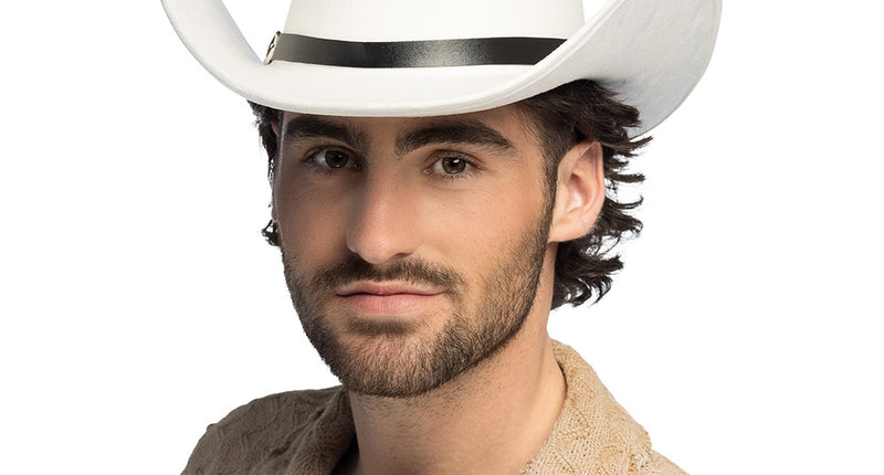 Boland Hoed cowboy Bronco wit