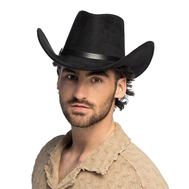 Boland Hoed cowboy Bronco zwart