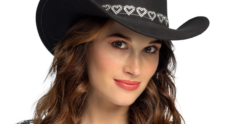 Boland Hoed cowboy Jamie zwart