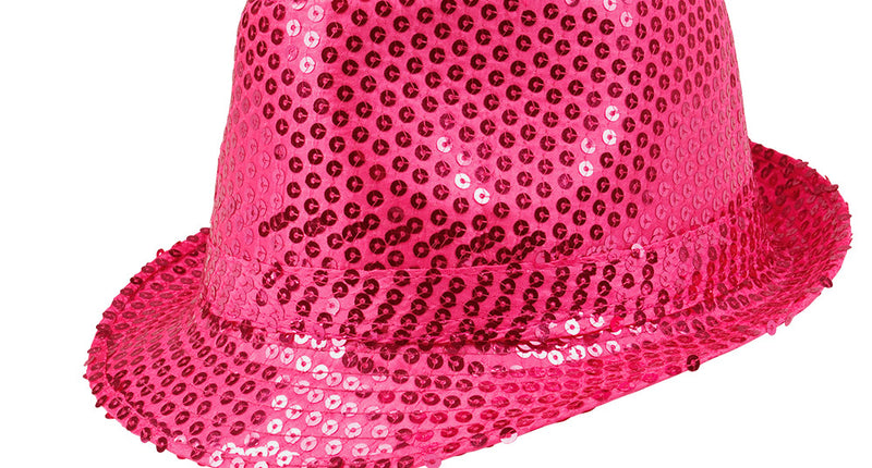 Boland Hoed Popstar sequins fuchsia