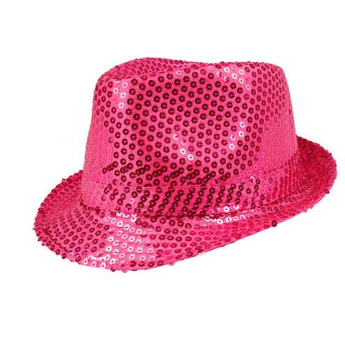Boland Hoed Popstar sequins fuchsia