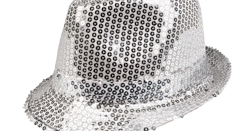 Boland Hoed Popstar sequins zilver