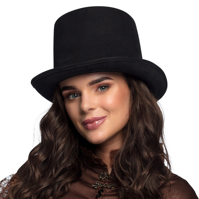 Boland Hoge hoed zwart Steamtopper deluxe