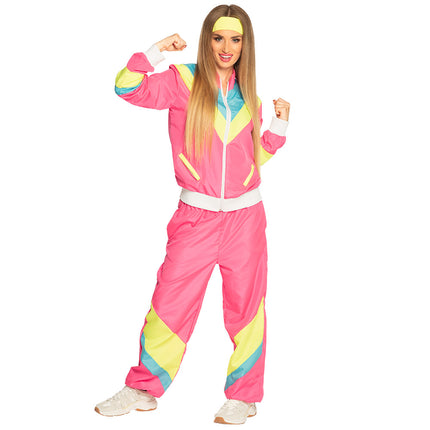 Boland Hoofdband Retro neon geel