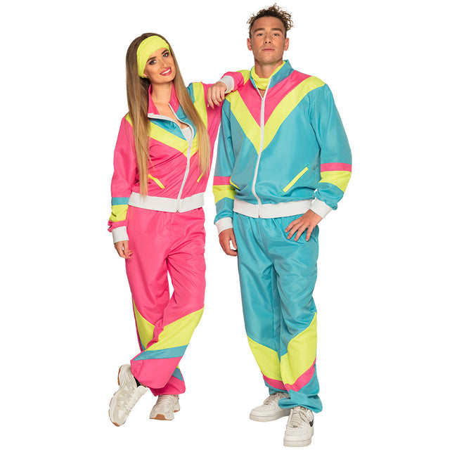 Boland Hoofdband Retro neon geel
