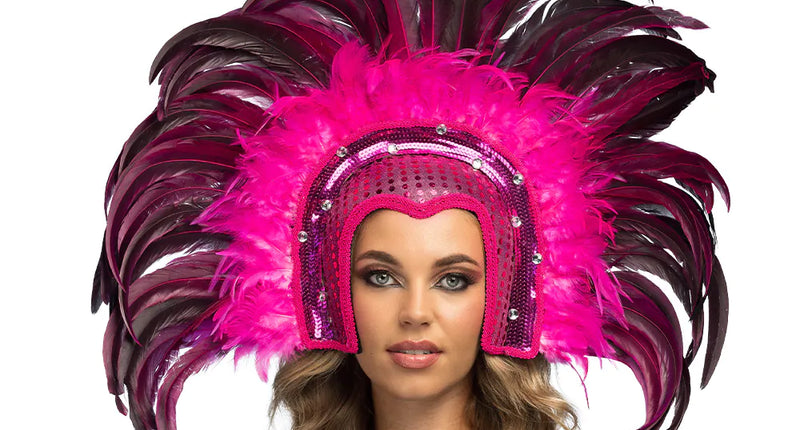 Boland Hoofdtooi Samba roze