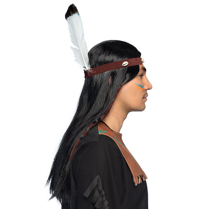 Boland Indianen pruik Takoda