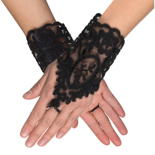 Boland Kanten handschoenen Florence zwart