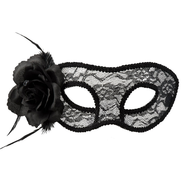 Boland Kanten oogmasker Mystique zwart