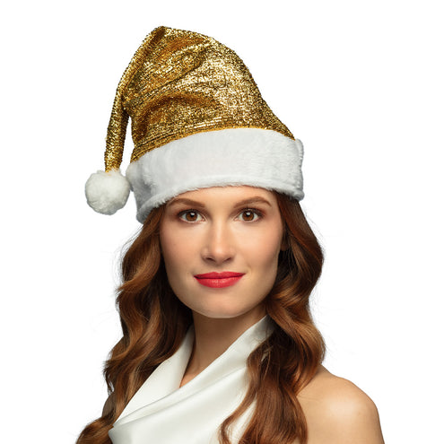 Boland Kerstmuts glitter goud