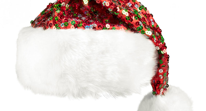 Boland Kerstmuts Sparkling glitter pailletten