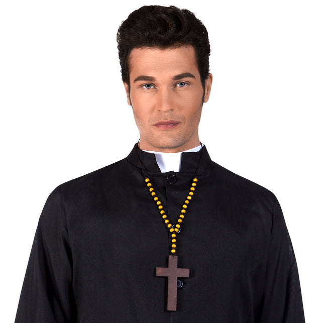 Boland Ketting Priesterkruis hout