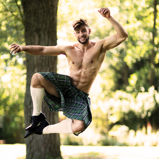 Boland Kilt Mr Tartan groen