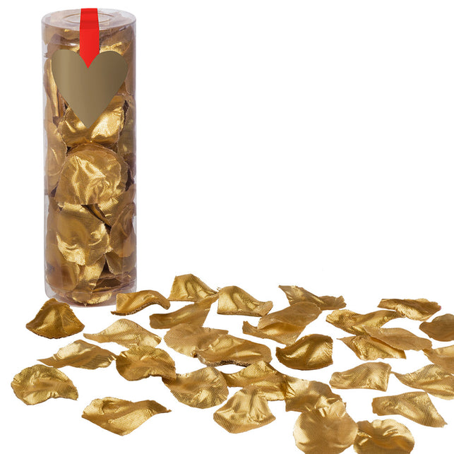 Boland Koker rozenblaadjes goud
