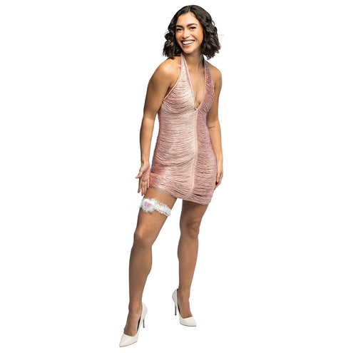 Boland Kousenband 'Bride' wit