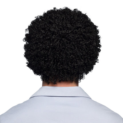 Boland Krullen pruik Ricardo zwart