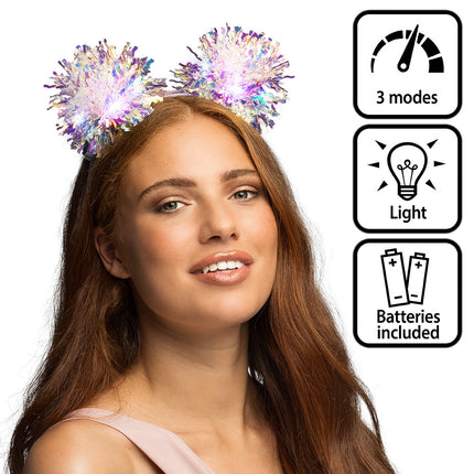 Boland LED diadeem Sparkle multikleur