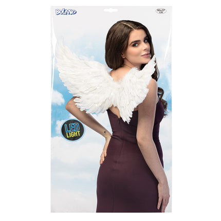 Boland LED engelenvleugels wit