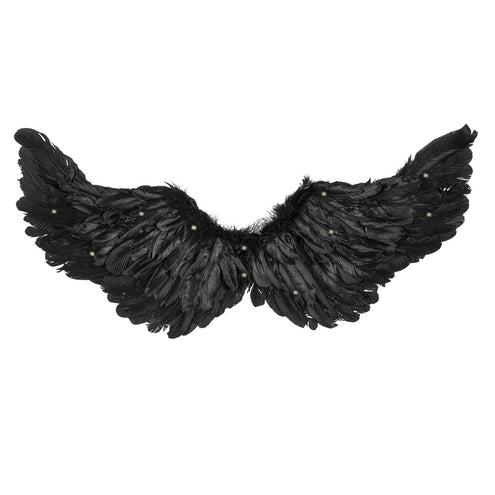 Boland LED engelenvleugels zwart