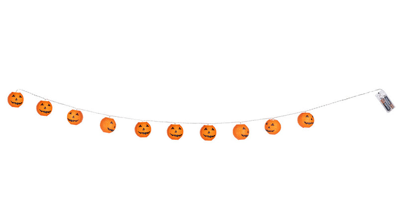 Boland LED lichtsnoer Lampionnen pompoen