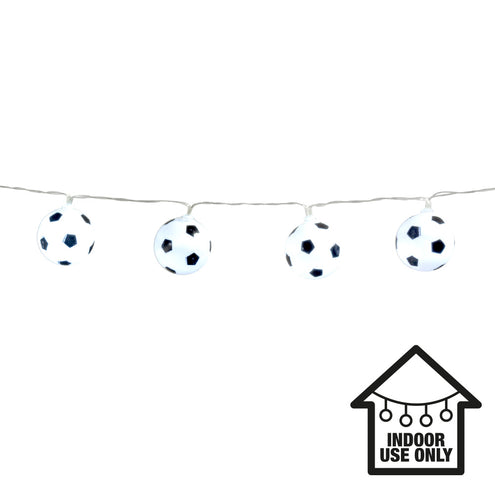 Boland LED lichtsnoer Voetbal wit