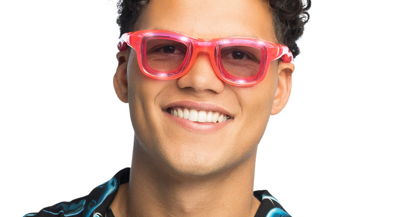 Boland LED partybril Blink roze